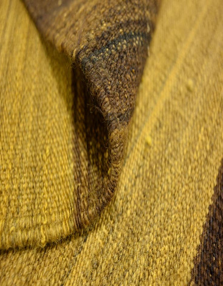 Detail image of  5' 1 x 6' 11  Hand Woven Kilim Afghan Wool Rug