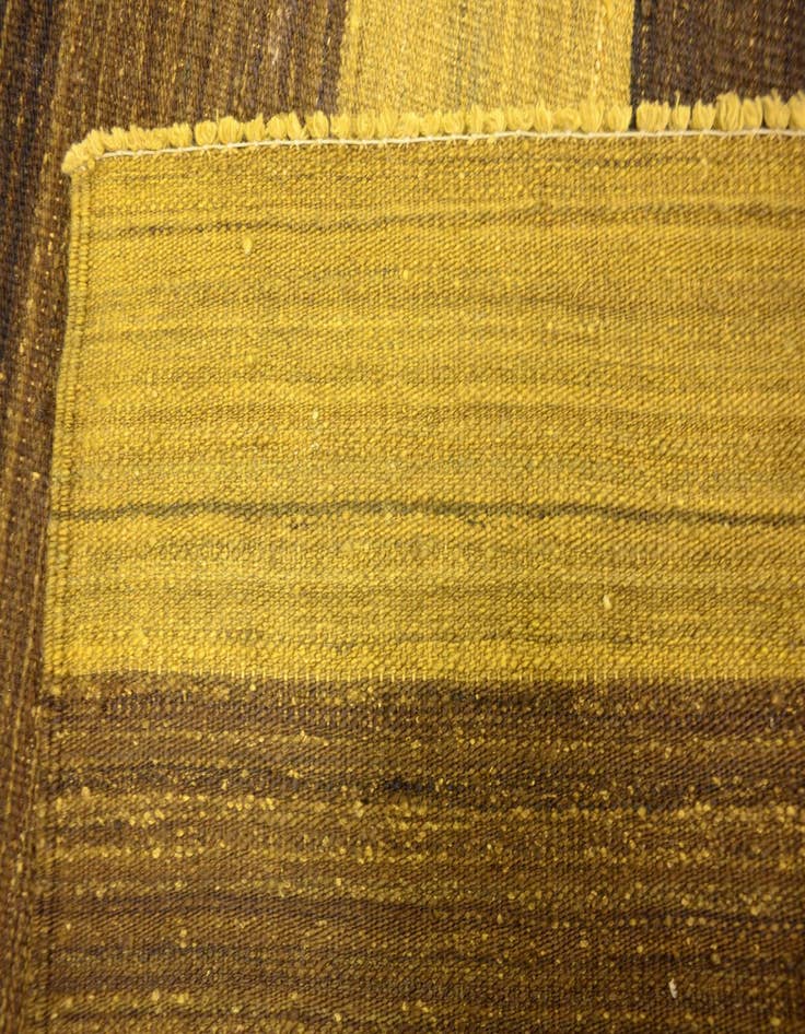 Detail image of  5' 1 x 6' 11  Hand Woven Kilim Afghan Wool Rug