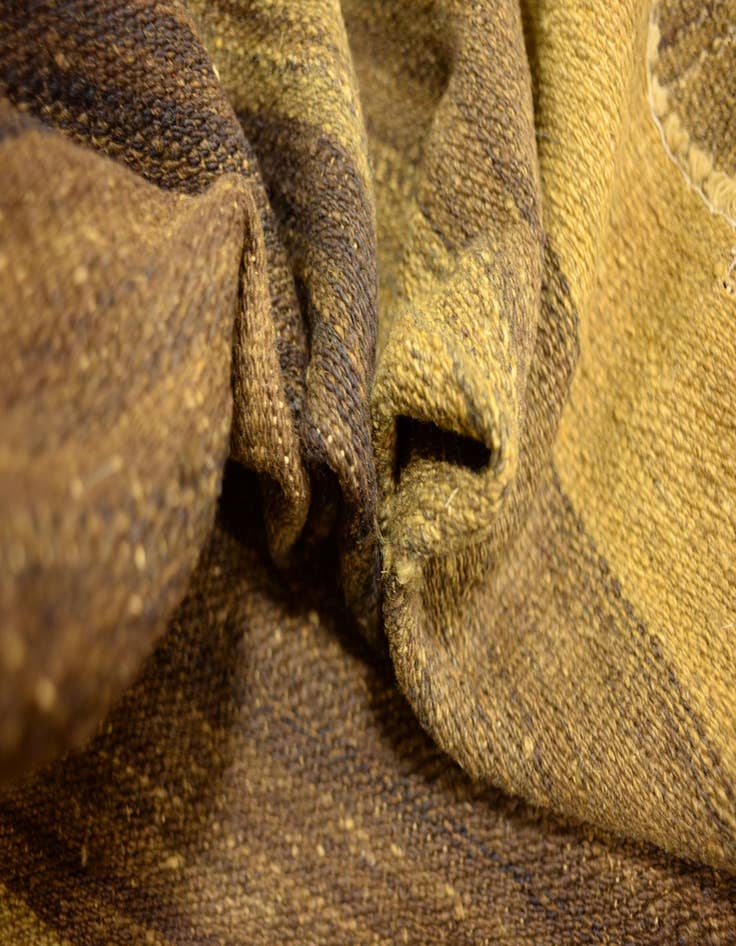 Detail image of  4' 1 x 5' 6  Hand Woven Kilim Afghan Wool Rug