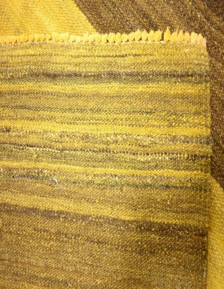 Detail image of  4' 2 x 5' 11  Hand Woven Kilim Afghan Wool Rug