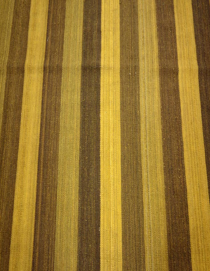 Detail image of  5' 2 x 6' 10  Hand Woven Kilim Afghan Wool Rug