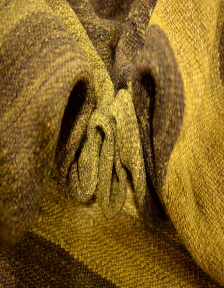 Detail image of  5' 2 x 6' 10  Hand Woven Kilim Afghan Wool Rug