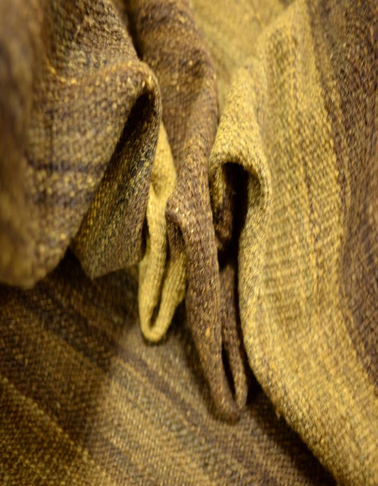 Detail image of  4' 2 x 5' 7  Hand Woven Kilim Afghan Wool Rug