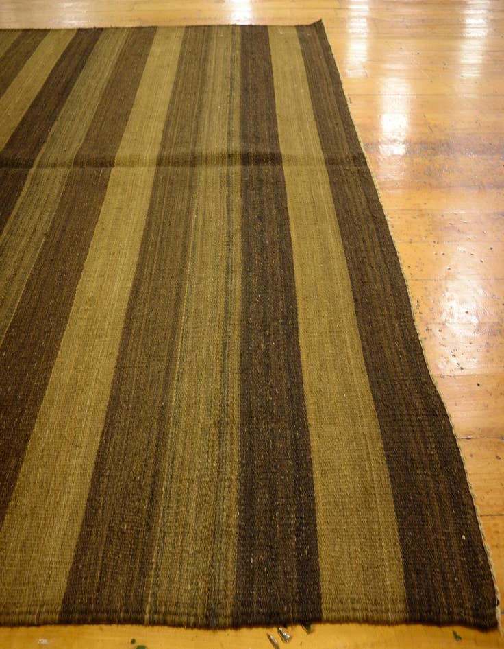 Detail image of  5' x 6' 9  Hand Woven Kilim Afghan Wool Rug