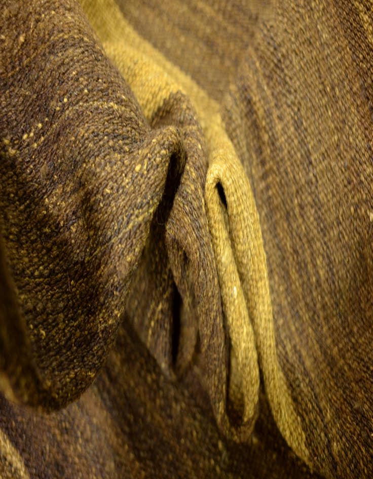 Detail image of  5' 2 x 6' 9  Hand Woven Kilim Afghan Wool Rug