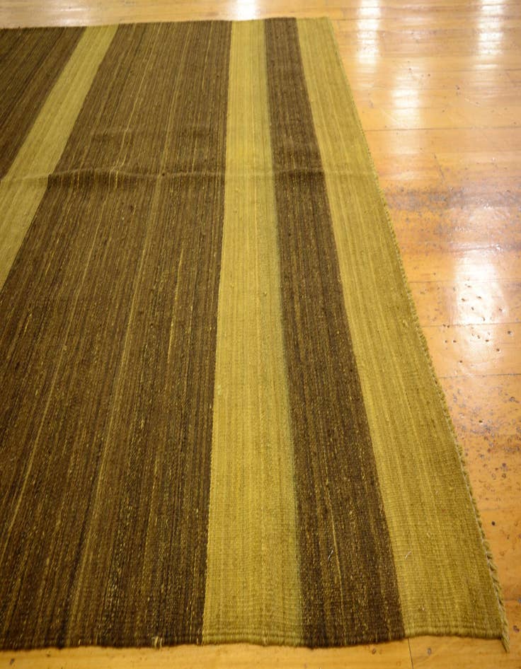 Detail image of  5' 1 x 6' 10  Hand Woven Kilim Afghan Wool Rug