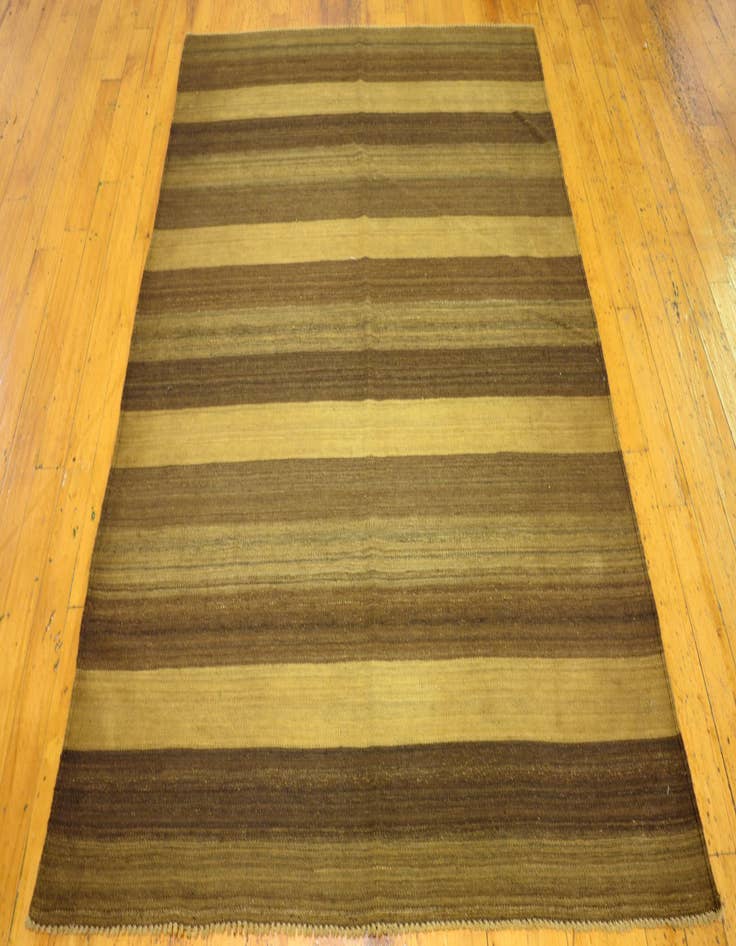 Detail image of  5' 2 x 6' 8  Hand Woven Kilim Afghan Wool Rug