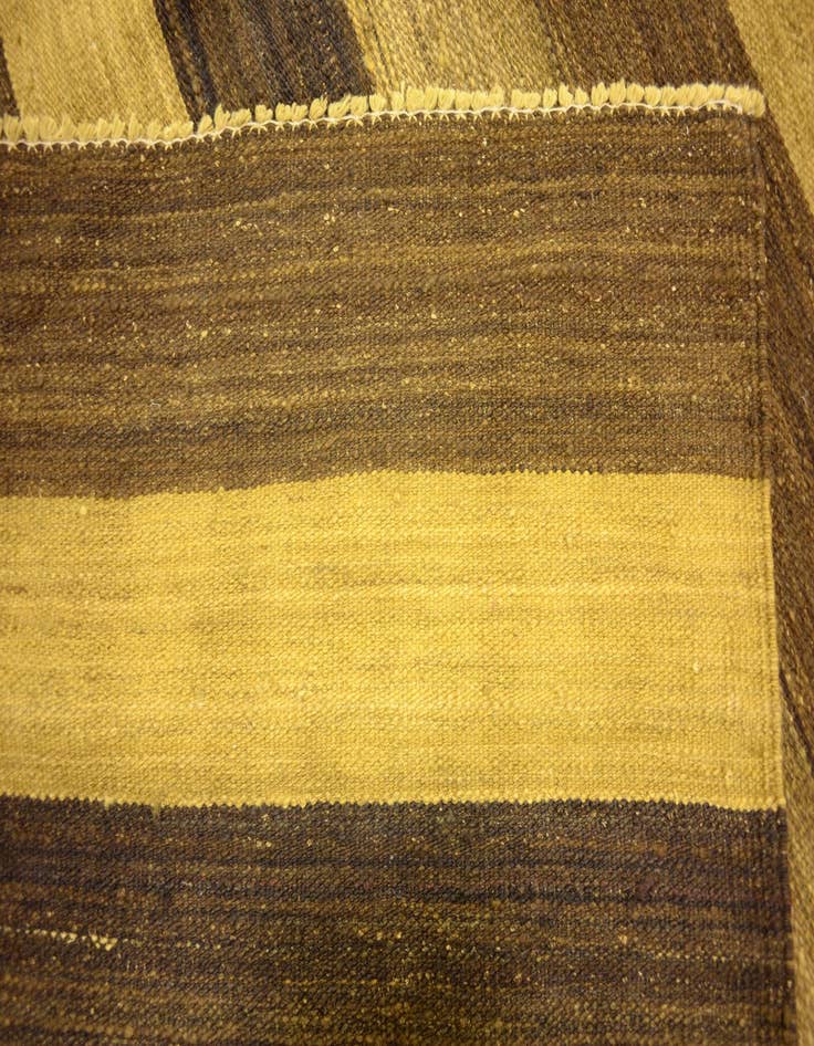 Detail image of  5' 2 x 6' 11  Hand Woven Kilim Afghan Wool Rug
