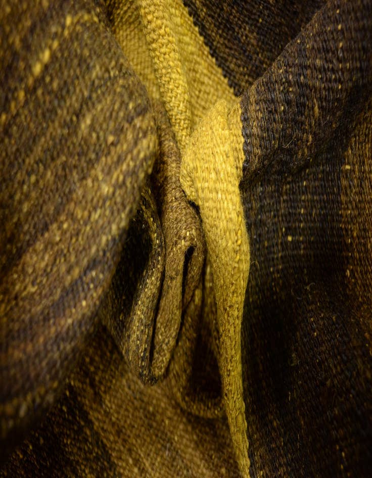 Detail image of  5' 1 x 6' 10  Hand Woven Kilim Afghan Wool Rug