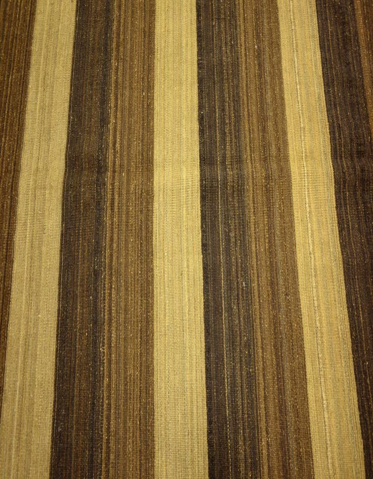 Detail image of  5' 1 x 7'  Hand Woven Kilim Afghan Wool Rug