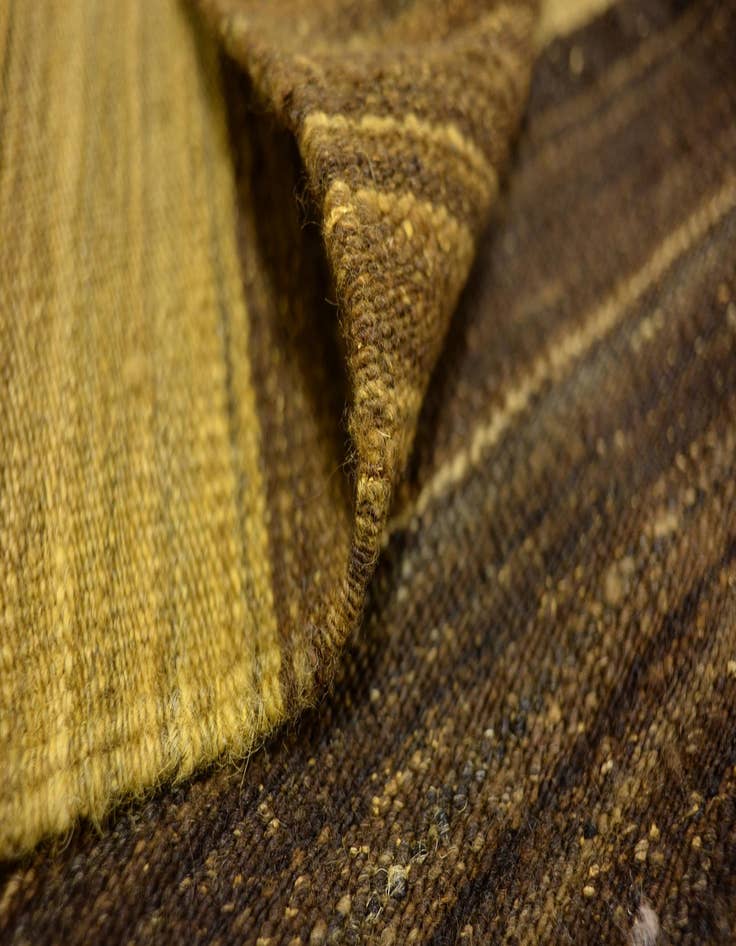 Detail image of  5' 1 x 7'  Hand Woven Kilim Afghan Wool Rug