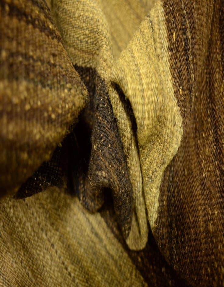 Detail image of  5' 1 x 7'  Hand Woven Kilim Afghan Wool Rug