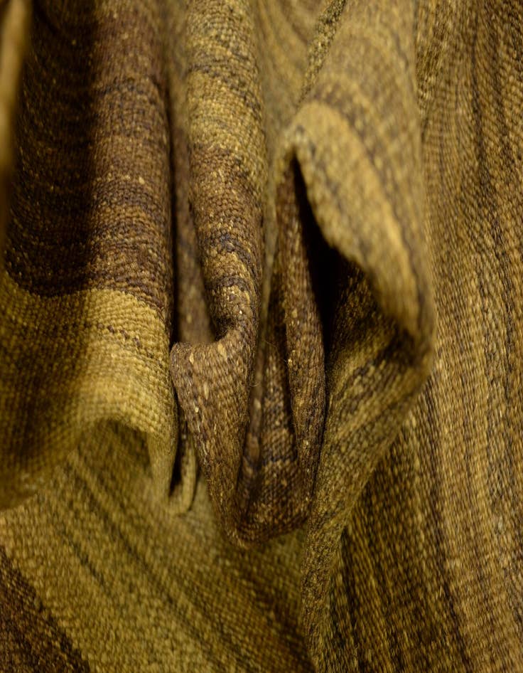 Detail image of  5' 1 x 6' 8  Hand Woven Kilim Afghan Wool Rug