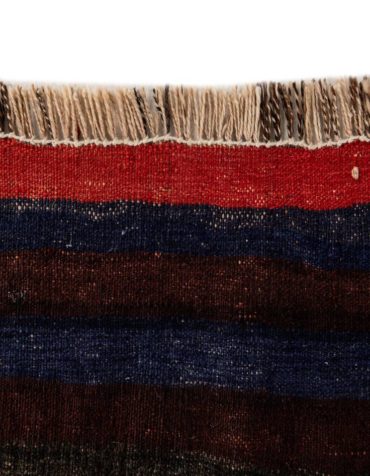 Detail image of  8' 3 x 10' 9  Hand Woven Kilim Afghan Wool Rug