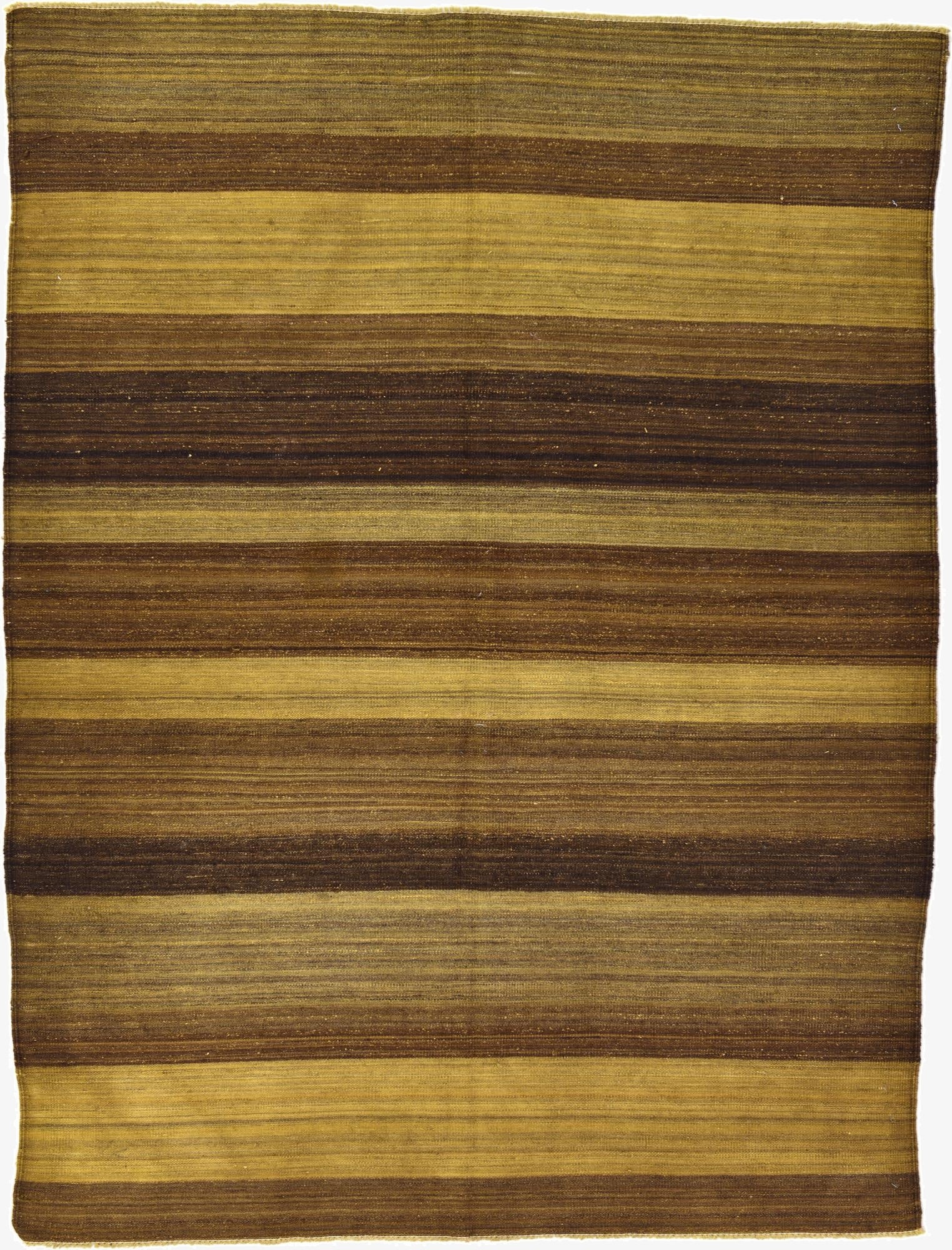  5' 1 x 6' 8  Hand Woven Kilim Afghan Wool Rug