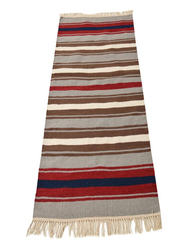 Detail image of  3' x 5' 2  Hand Woven Kilim Dhurrie Wool Rug