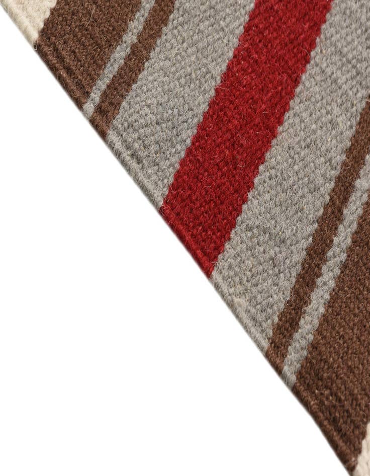 Detail image of  3' x 5' 2  Hand Woven Kilim Dhurrie Wool Rug