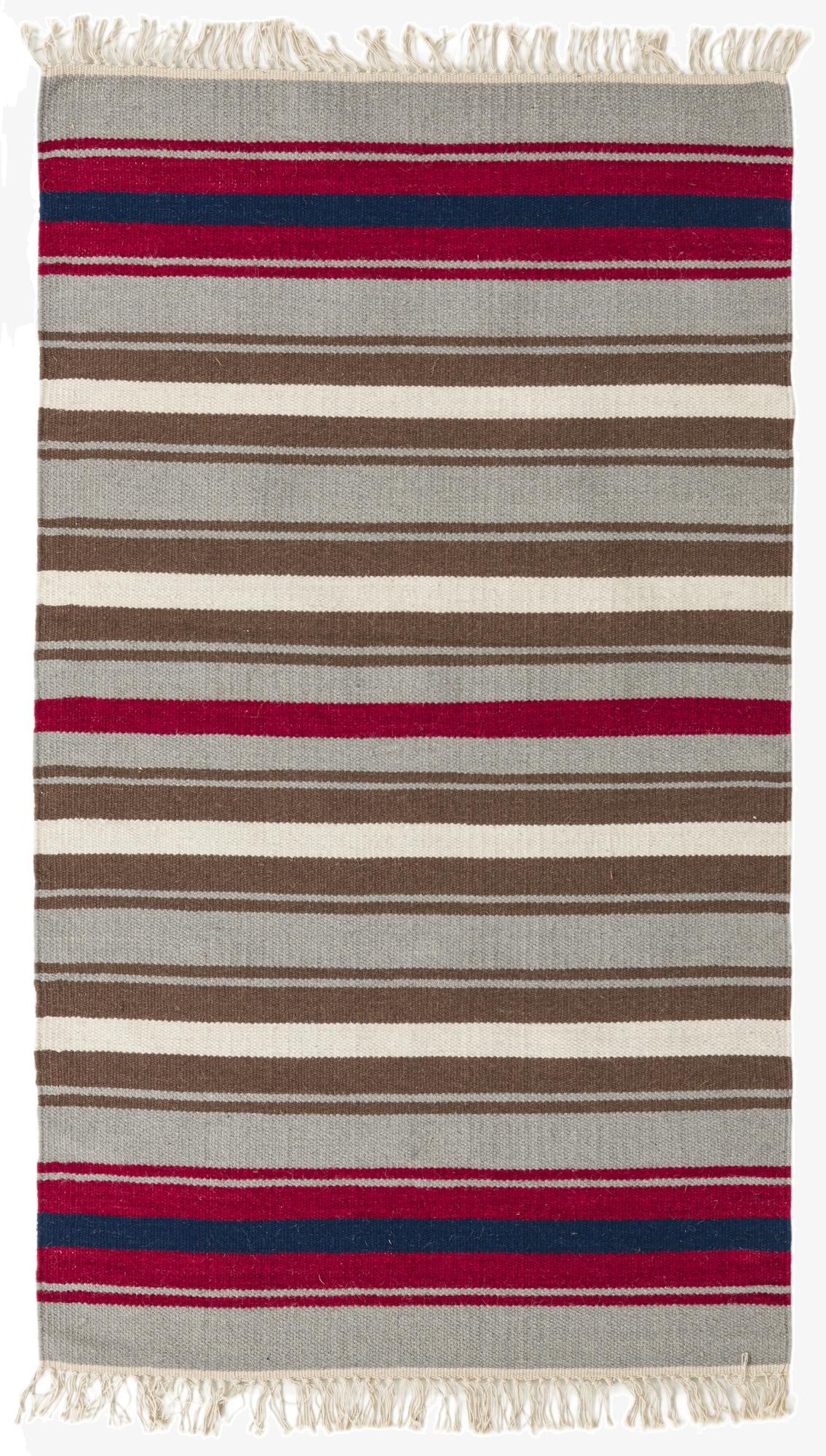  3' x 5' 2  Hand Woven Kilim Dhurrie Wool Rug