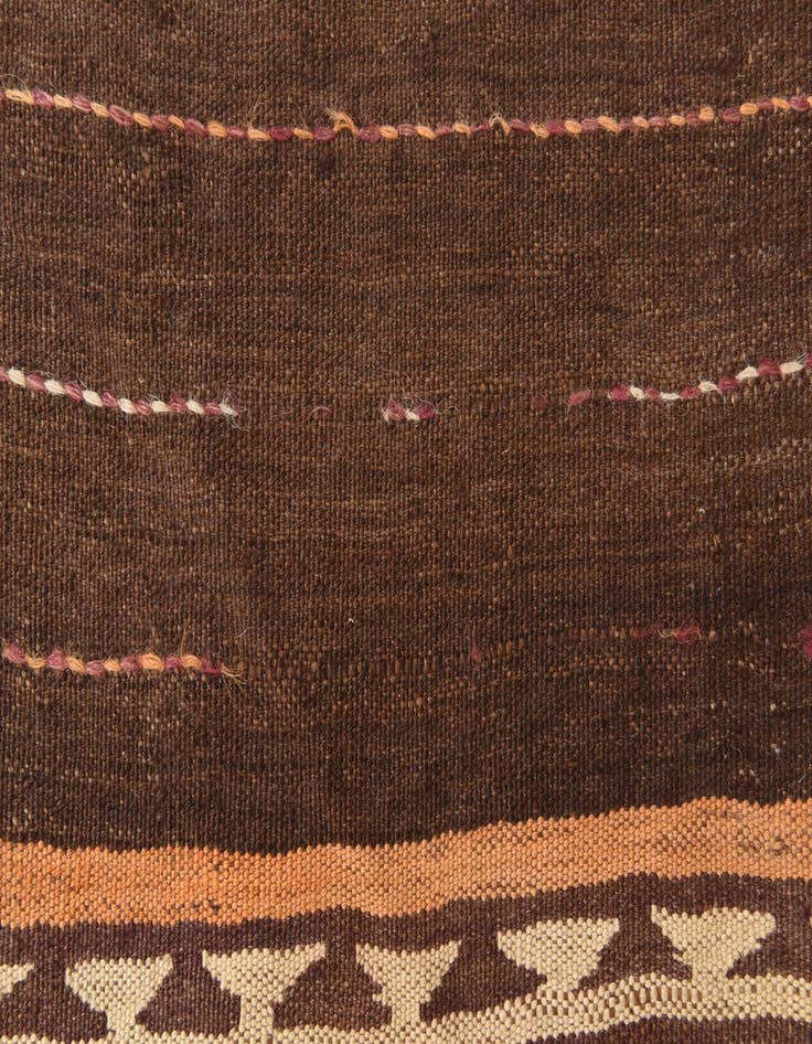 Detail image of  6' 3 x 11' 4  Hand Woven Kilim Fars Wool Rug