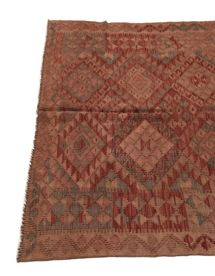 Detail image of  3' 11 x 6' 2  Hand Woven Kilim Fars Wool Rug
