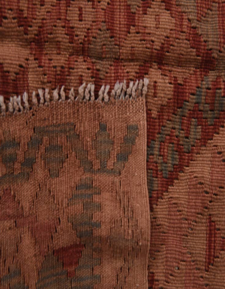 Detail image of  3' 11 x 6' 2  Hand Woven Kilim Fars Wool Rug