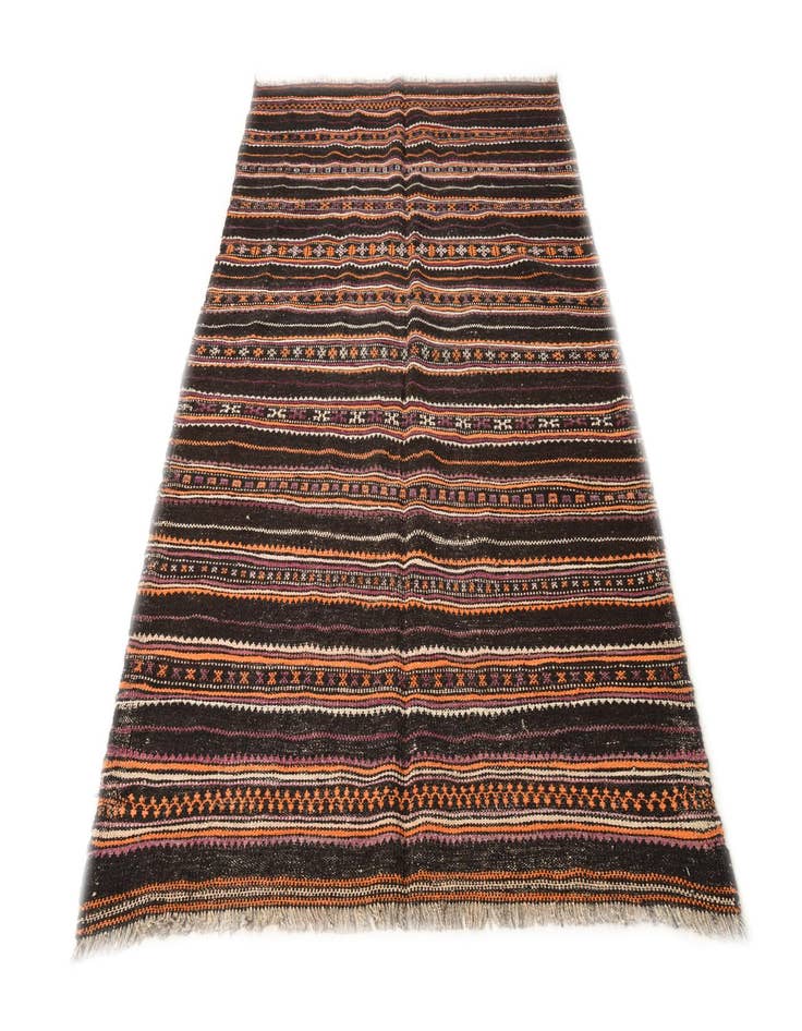 Detail image of  5' 7 x 9' 10  Hand Woven Kilim Fars Wool Rug