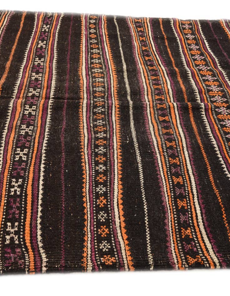 Detail image of  5' 7 x 9' 10  Hand Woven Kilim Fars Wool Rug