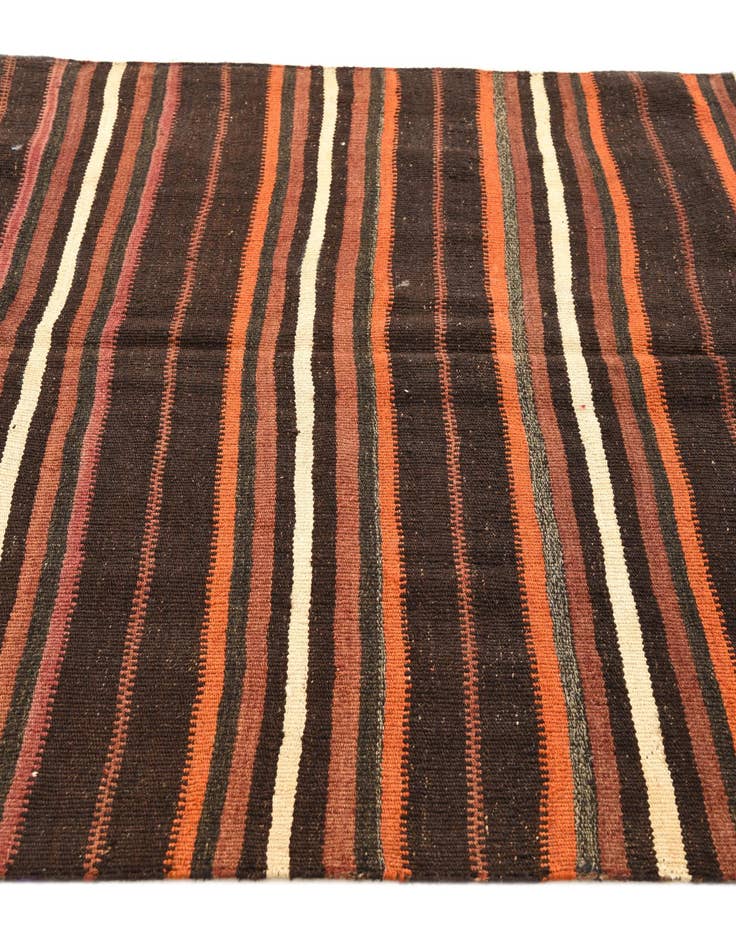 Detail image of  4' 6 x 6' 7  Hand Woven Kilim Fars Wool Rug