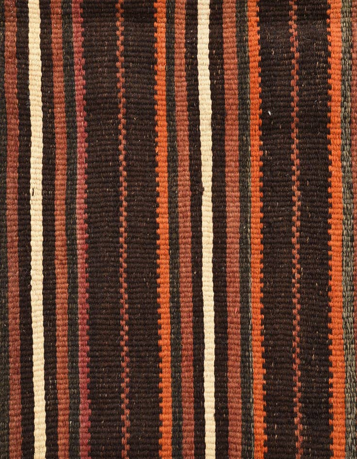 Detail image of  4' 6 x 6' 7  Hand Woven Kilim Fars Wool Rug