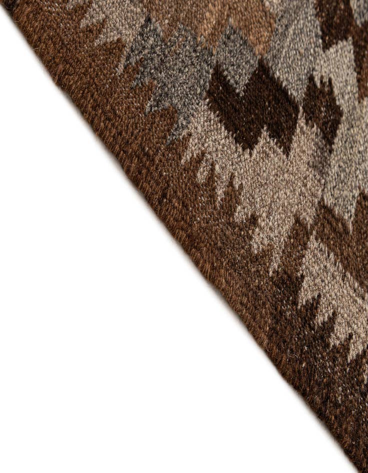 Detail image of  5' 4 x 5' 11  Hand Woven Kilim Maymana Wool Rug