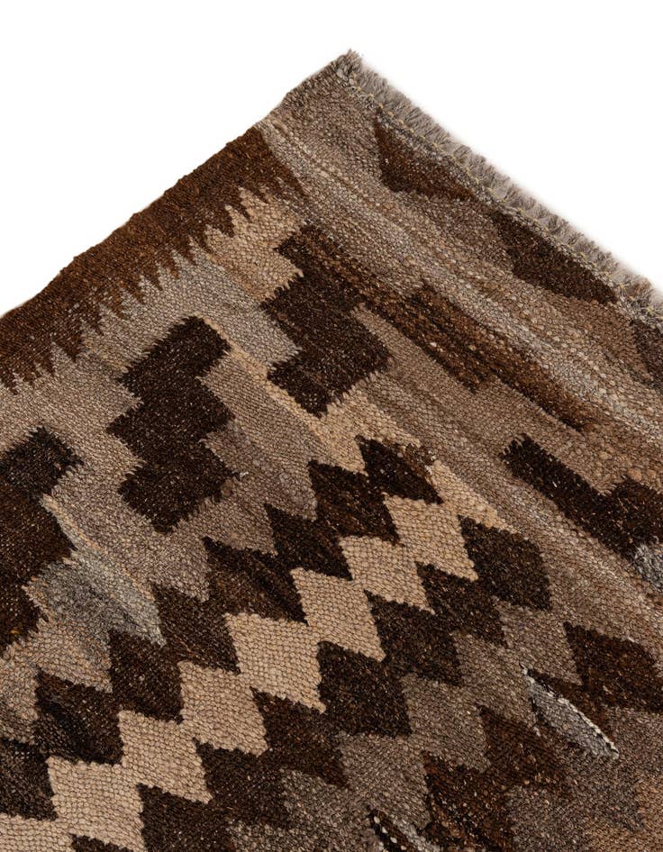 Detail image of  5' 4 x 5' 11  Hand Woven Kilim Maymana Wool Rug