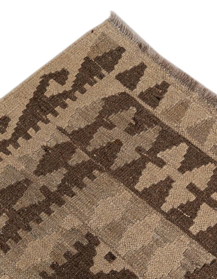 Detail image of  6' 11 x 9' 8  Hand Woven Kilim Maymana Wool Rug