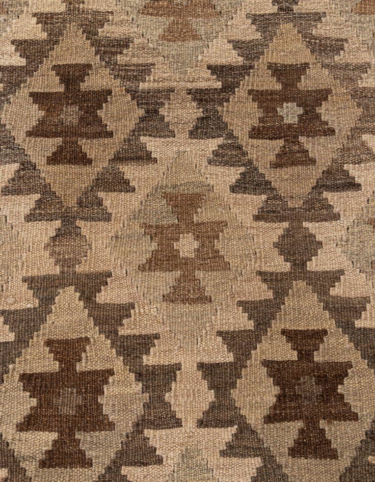 Detail image of  6' 11 x 9' 6  Hand Woven Kilim Maymana Wool Rug
