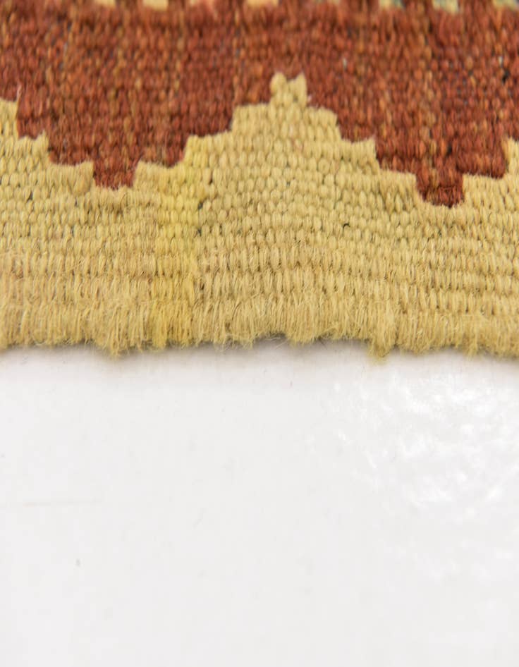 Detail image of  3' 4 x 6' 5  Hand Woven Kilim Maymana Wool Rug