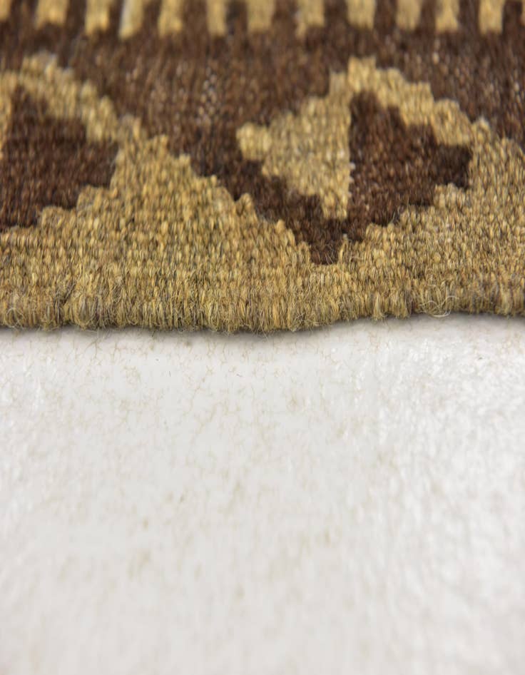 Detail image of  3' x 5'  Hand Woven Kilim Maymana Wool Rug