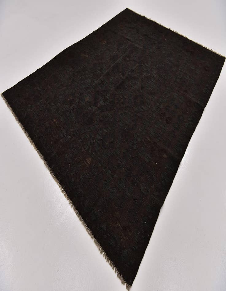 Detail image of  6' x 8'  Hand Woven Kilim Modern Wool Rug