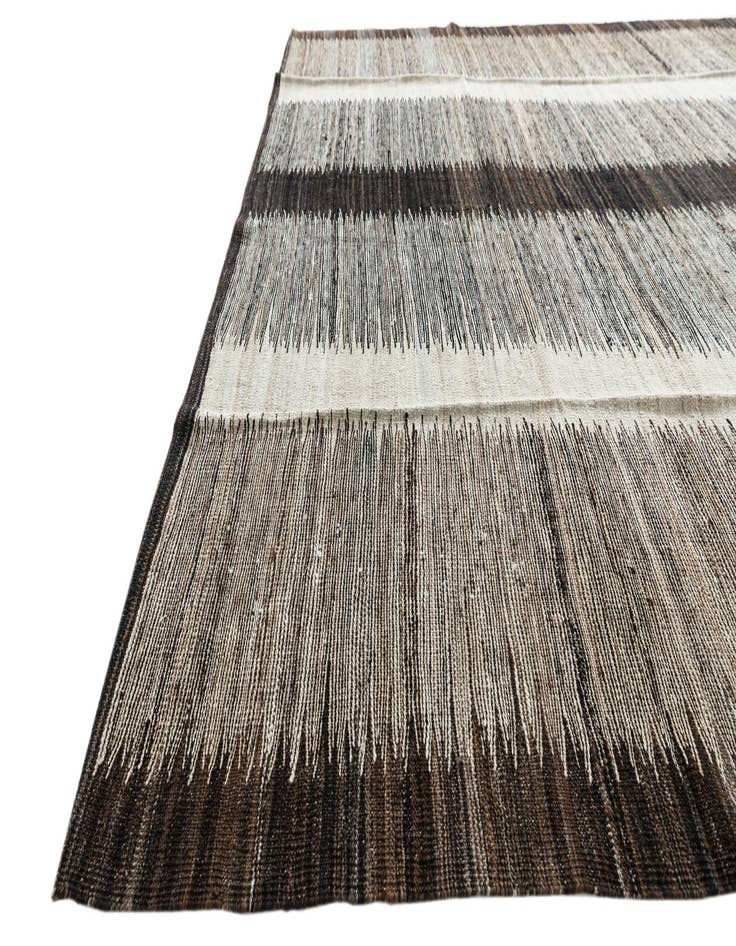 Detail image of  6' 10 x 9' 3  Hand Woven Kilim Modern Wool Rug