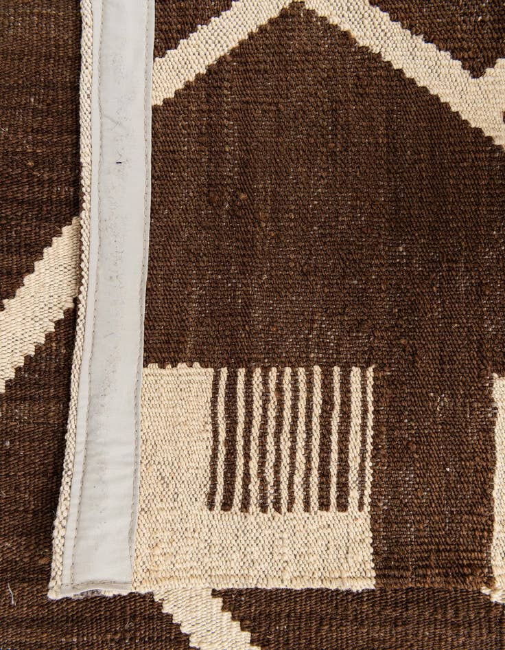 Detail image of  8' 8 x 11' 7  Hand Woven Kilim Modern Wool Rug