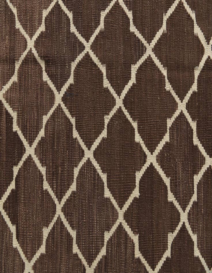 Detail image of  10' 7 x 12' 8  Hand Woven Kilim Modern Wool Rug