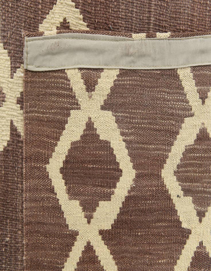 Detail image of  6' x 7' 10  Hand Woven Kilim Modern Wool Rug
