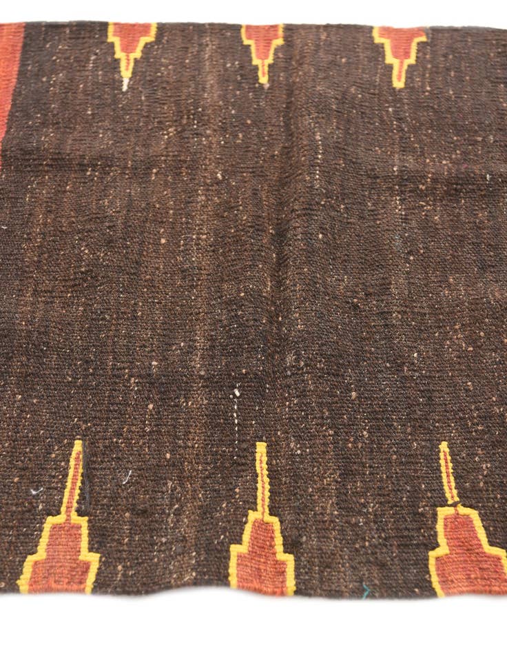 Detail image of  3' x 5' 7  Hand Woven Kilim Modern Wool Rug