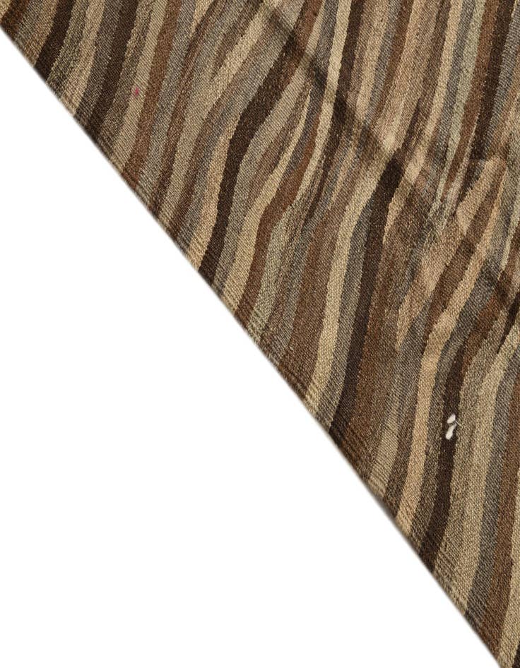 Detail image of  4' 10 x 6' 7  Hand Woven Kilim Modern Wool Rug