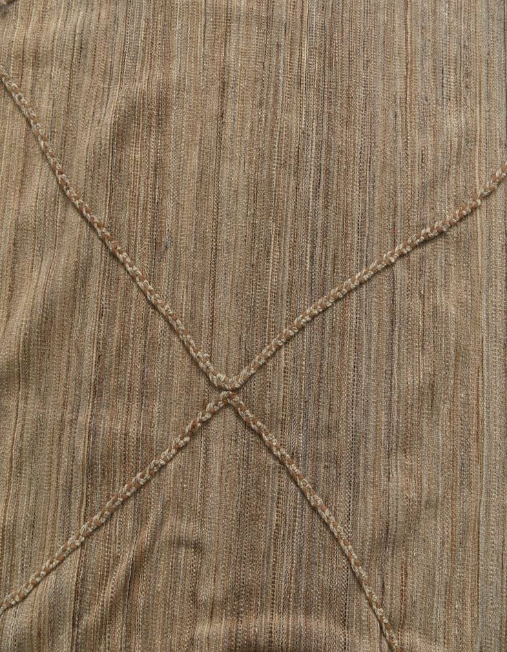 Detail image of  7' 10 x 10' 7  Hand Woven Kilim Modern Wool Rug