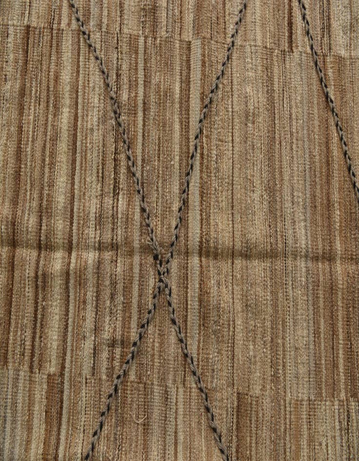 Detail image of  8' 6 x 9' 5  Hand Woven Kilim Modern Wool Rug