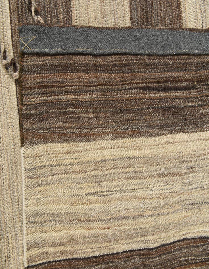 Detail image of  7' 8 x 10' 8  Hand Woven Kilim Modern Wool Rug