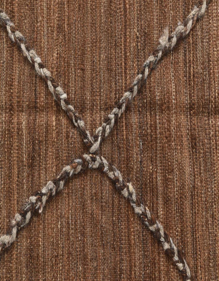 Detail image of  9' 5 x 13' 1  Hand Woven Kilim Modern Wool Rug