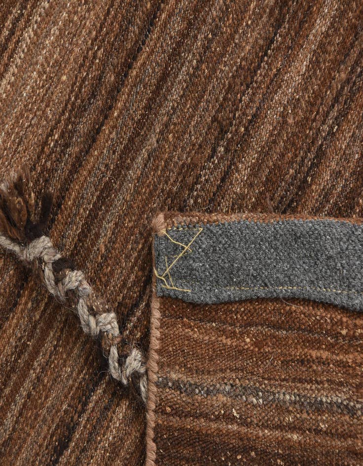 Detail image of  9' 5 x 13' 1  Hand Woven Kilim Modern Wool Rug