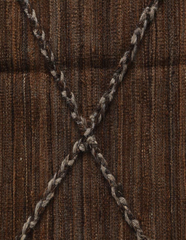 Detail image of  8' 3 x 11'  Hand Woven Kilim Modern Wool Rug