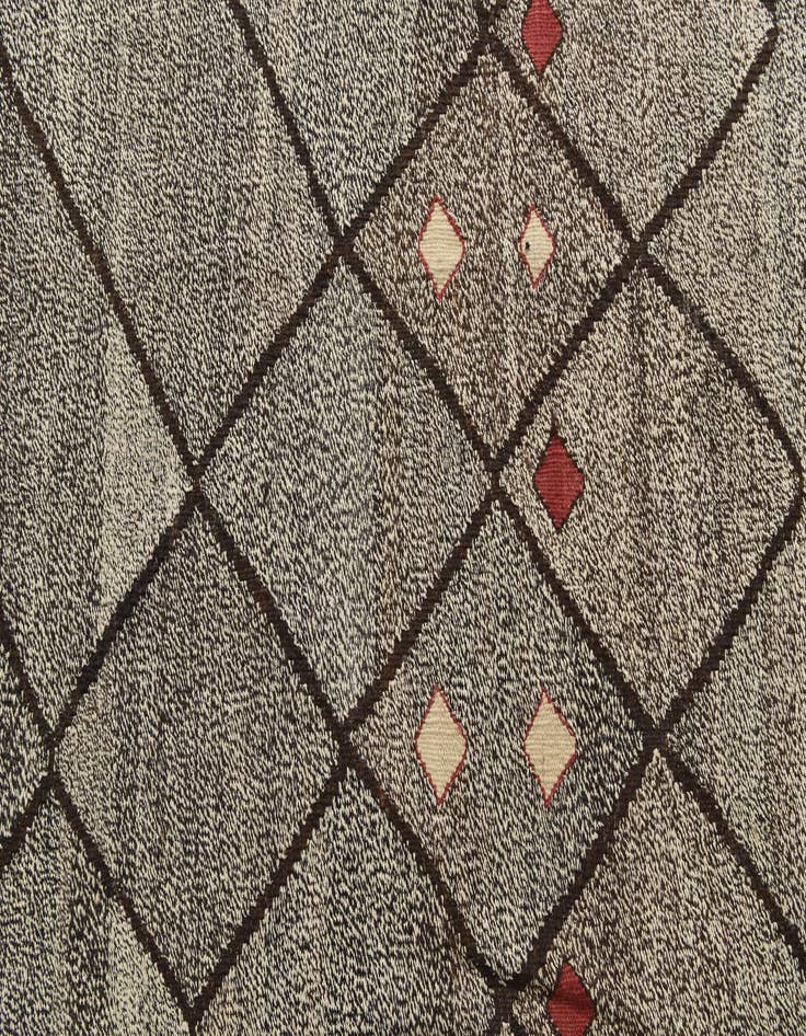 Detail image of  7' 1 x 9' 4  Hand Woven Kilim Modern Wool Rug