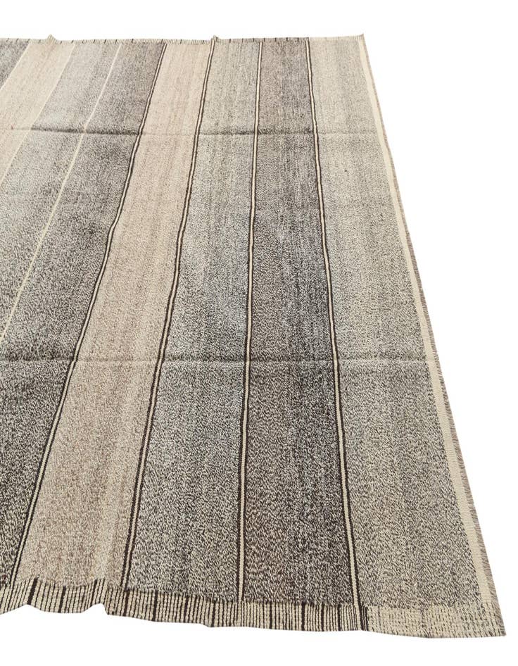 Detail image of  8' 9 x 9' 7  Hand Woven Kilim Modern Wool Rug